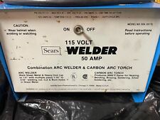 Usado, Soldadora de arco eléctrica portátil Sears 50 amperios 115 voltios 934.20175 segunda mano  Embacar hacia Argentina