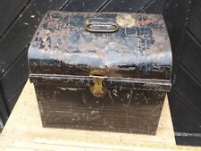 Antique tin trunk for sale  ASHFORD