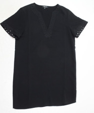 Usado, Vestido túnica Madewell balada feminino 10 preto manga curta mini ajuste relaxado comprar usado  Enviando para Brazil