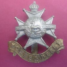 sherwood foresters cap badge for sale  LONDON