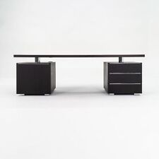 2022 Giulio Cappellini Senior Desk with Leaf Left + Drawer in Wenge Stained Oak for sale  Shipping to South Africa