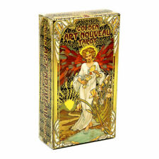 Golden Art Nouveau Tarot Cards Rider Waite Divination Board Party Game Gift 78 for sale  Shipping to Canada