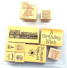 Rubber stamps birthday for sale  Henrico