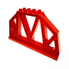 1x Lego Duplo Support B-Stock Worn 12x2x8 Red Grid Carrier Bridges Stand 5 for sale  Shipping to South Africa