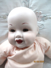 Vintage hand paint porcelain bisque baby doll signed ~specially handmade by Rose for sale  Shipping to South Africa