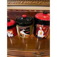 Chefs canister set for sale  Leawood