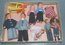 Lot poupées miniatures d'occasion  Sainte-Colombe