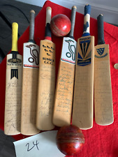 Signed cricket bats for sale  EASTBOURNE