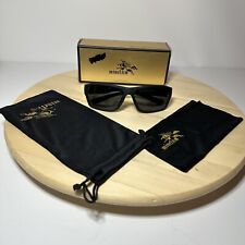 Monturas de gafas de sol negras MINCL 6210 65-15-135 RX desconocidas con caja y bolsa antipolvo segunda mano  Embacar hacia Mexico