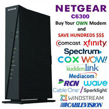 NETGEAR C6300 AC1750 DOCSIS 3.0 Cable Modem WiFi Router Xfinity Spectrum COX WOW for sale  Shipping to South Africa