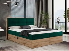 Używany, Łóżko kontynentalne Albero 2 podwójne łóżko tapicerowane łóżko do przechowywania sypialnia design na sprzedaż  Wysyłka do Poland