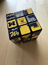 Cubo de rompecabezas edición universitaria del cubo de Rubik de la Universidad de Michigan 2,25""x2,25 segunda mano  Embacar hacia Argentina