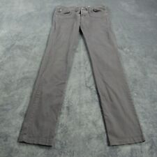 Rufskin Jeans Mens 34x35.5 Gray Button Fly Low Rise Straight Stretch, used for sale  Shipping to South Africa