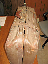 Vintage leather suitcase for sale  Glenville