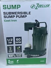 Zoeller submersible sump for sale  Lavonia