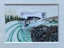 Salmon fishing aceo for sale  NORWICH