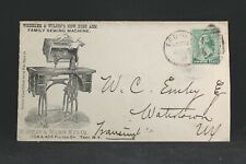 Nueva York: Troy 1889 Wheeler & Wilson Family Máquina de coser Cubierta publicitaria segunda mano  Embacar hacia Argentina