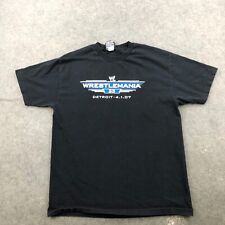 Used, WWE Shirt Mens Large Black Wrestlemania 23 Spell Out 2007 Y2K VTG for sale  Shipping to South Africa
