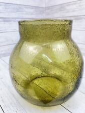 Green glass vase for sale  Brighton