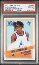 Usado, 2021 Onyx Basketball AUTO tinta azul /50 AYO DOSUNMU Bulls Illinois Illini PSA 10 comprar usado  Enviando para Brazil