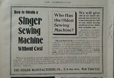 1898 obtain singer for sale  Bridgeport