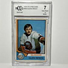 1974-75 GLENN "Chico" RESCH #353 RC Islanders GOALIE Hockey Card RARE BCCG 7.0 for sale  Shipping to South Africa
