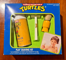 KIT DE BARBEAR VINTAGE 1989 TEENAGE MUTANT NINJA TURTLES PLAY aberto, nunca usado. comprar usado  Enviando para Brazil