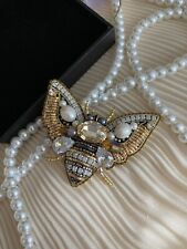 Beaded brooch moth d'occasion  Clermont-Ferrand-