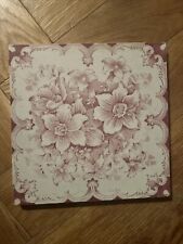 Antique tile floral for sale  EXETER