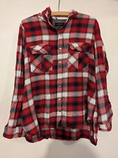 Red checkered flannel for sale  EASTLEIGH