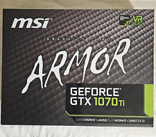 MSI GeForce GTX 1070 Ti Armor 8G / 8GB GDDR5 DisplayPort DVI HDMI Graphics Card for sale  Shipping to South Africa