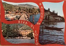 Cartolina riva solto usato  Treviso Bresciano