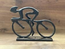 Metal cyclist figure for sale  TRURO