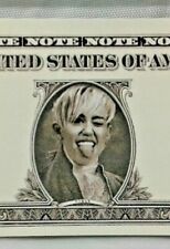 Nota de dólar Miley Cyrus Bangerz Tour dinheiro, usado comprar usado  Enviando para Brazil