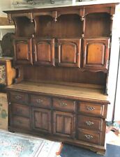 Vintage Hutch Country Kitchen Farmhouse China Cabinet Solid Wood PICK UP ONLY for sale  Telford