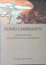 Duilio cambellotti. artista usato  Italia