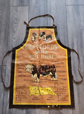 Vintage apron herefords for sale  LIVERPOOL