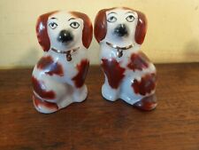 Pair staffordshire minature for sale  Shipping to Ireland