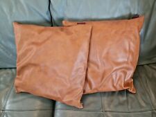 leather 2 pillows for sale  HASTINGS