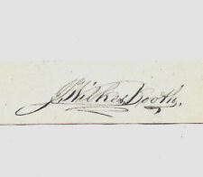 John Wilkes Booth autógrafo reimpressão em papel genuíno período original da década de 1860  comprar usado  Enviando para Brazil