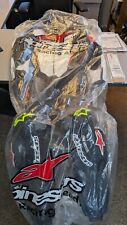 Alpinestars atem v3 leather suit sz 48 Racing womens black white red flor yellow for sale  Shipping to South Africa