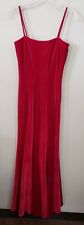 Vestido longo de veludo vermelho feminino Rimini By Shaw tamanho 4 comprar usado  Enviando para Brazil