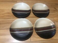 Lot Of 4 Better Homes & Gardens Rockport Salad Plate Stoneware 8 3/8" Diameter, used for sale  Shipping to South Africa