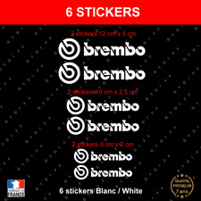 Stickers brembo white d'occasion  Nantes-