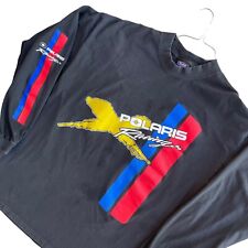 Vintage 90s Y2K Official Polaris Off-Road Racing Long Sleeve Mockneck Shirt for sale  Shipping to South Africa