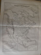 Carte amerique septentrionale ATLAS classiqu universeI Univers monin Aubree 1837, używany na sprzedaż  Wysyłka do Poland