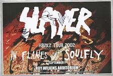 Slayer autographed concert for sale  Cleveland