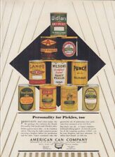 Personalidade para Pickles Moda para Alimentos: American Can Company anúncio 1929 comprar usado  Enviando para Brazil