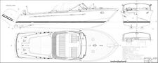 RIVA AQUARAMA, jacht motorowy. Plan budowy modelu RC M 1:6 na sprzedaż  Wysyłka do Poland