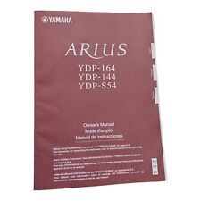 Yamaha Arius YDP 164 144 S54 Owners Manual 2018 + Quick Operation Guide for sale  Shipping to South Africa